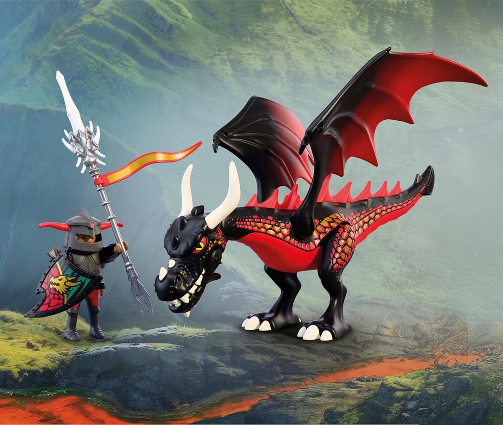 DRAGON NEGRO PLAYMOBIL
