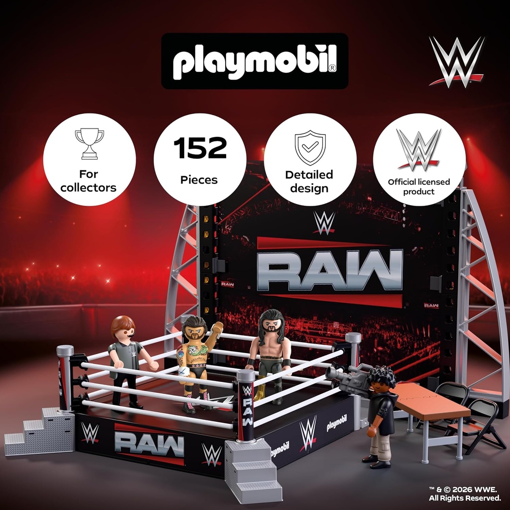 WWE RING RAW SET COLECCIONISTA