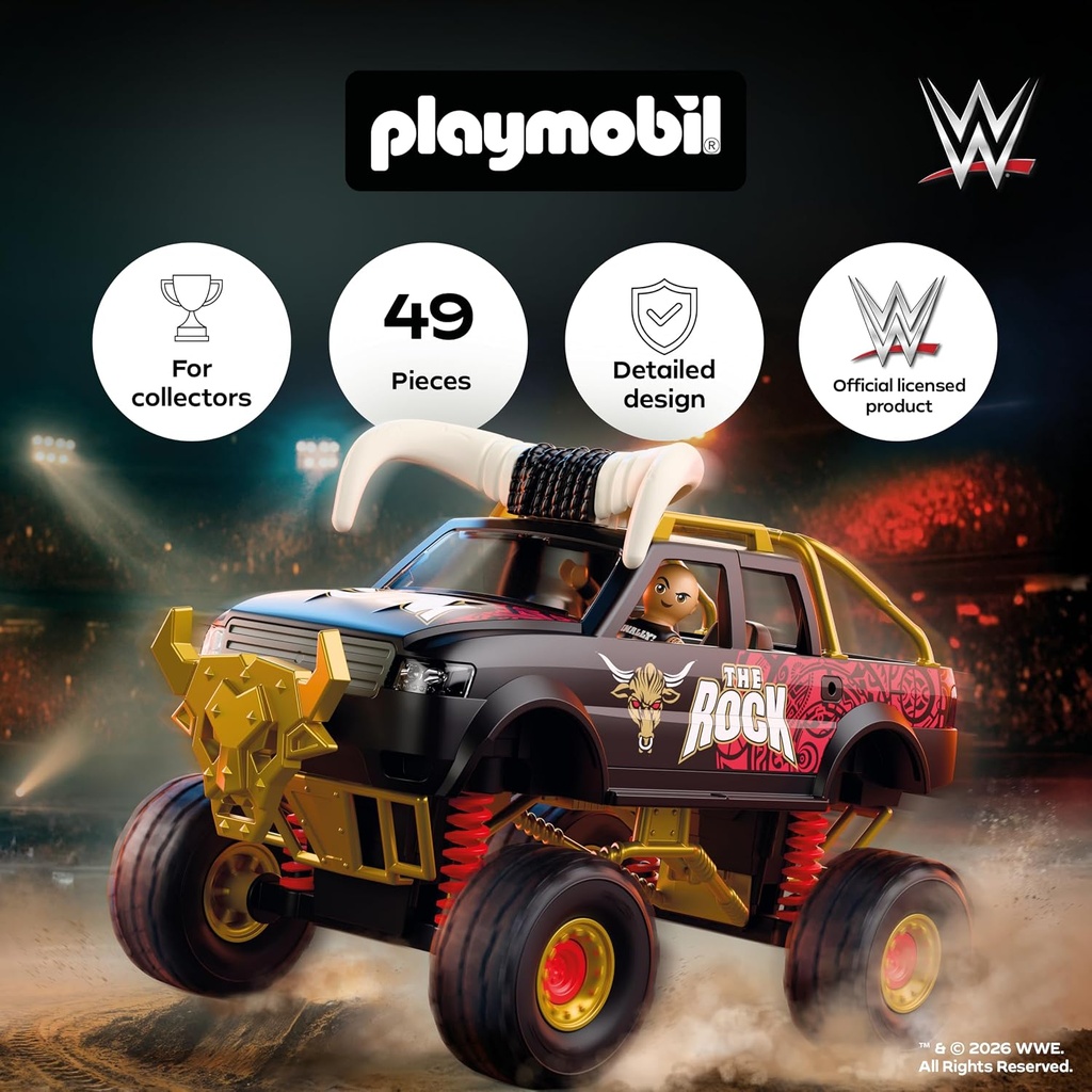 WWE MONSTER TRUCK THE ROCK