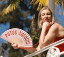 ABANICO"PUTOS SOFOCOS"ROSA