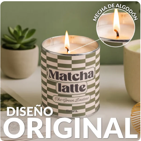 VELA LATA ESENCIA MATCHA