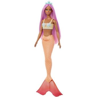 BARBIE SIRENA CABELLO ROSA