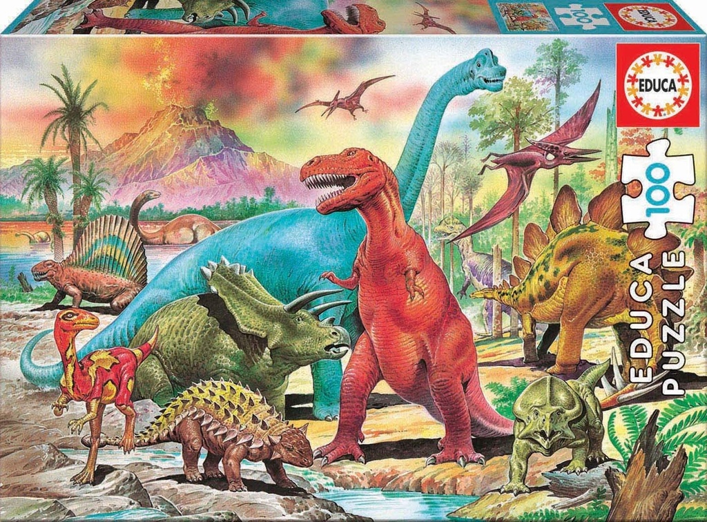 PUZ. 100 DINOSAURIOS