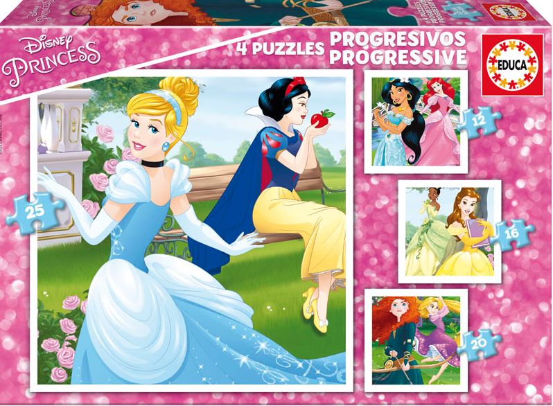 PUZ.12+16+20+25 PRINCESAS