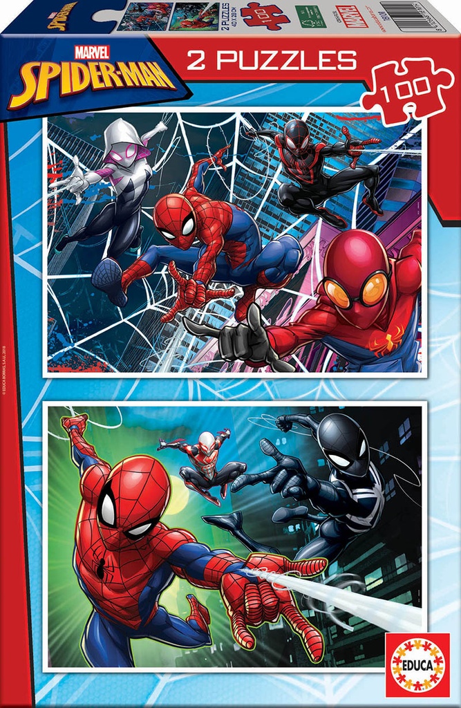 PUZ.2x100 SPIDERMAN