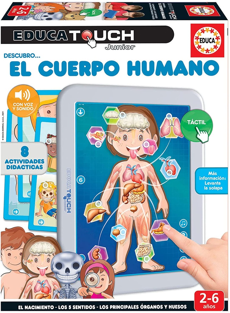 EDUCA TOUCH JR.CUERPO HUMANO
