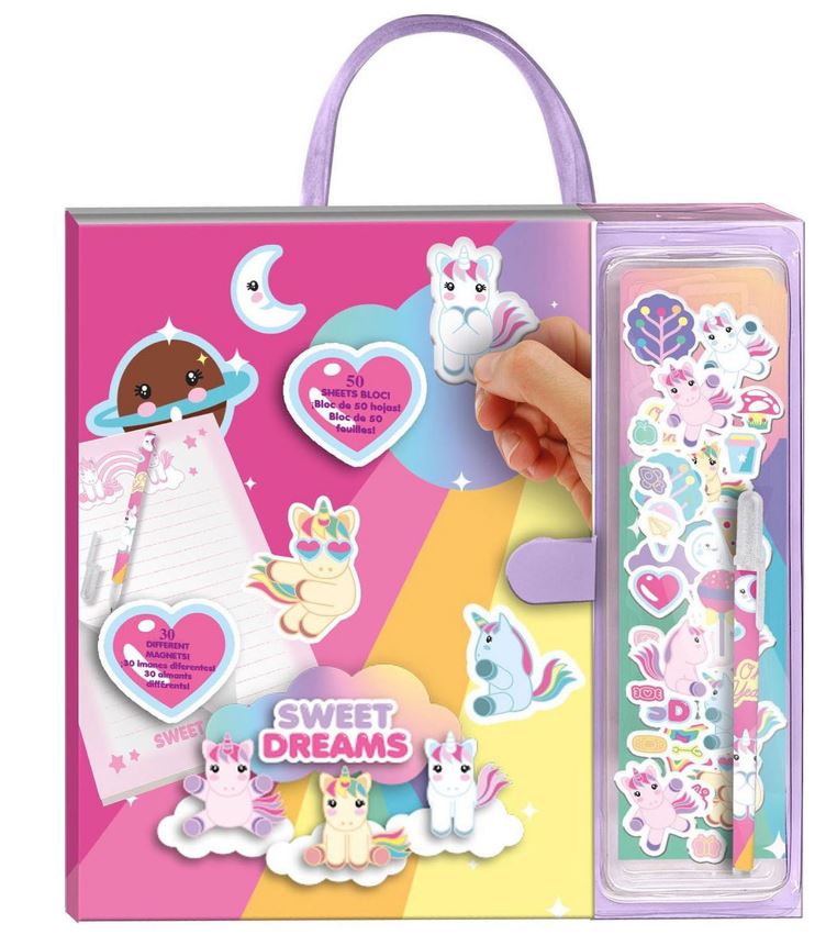 SET PAPELERIA IMANTES SWEET D.