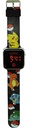 RELOJ POKEMON LED NEGRO