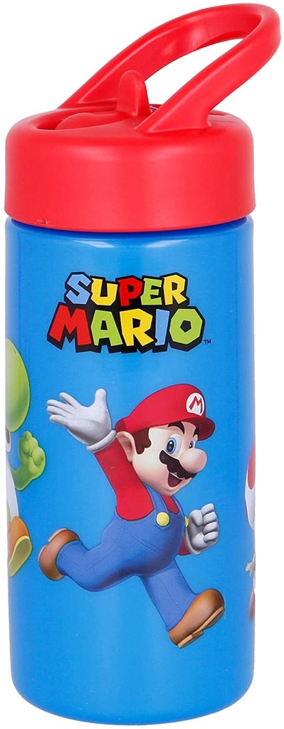 BOTELLA SUPER MARIO PLAST.410