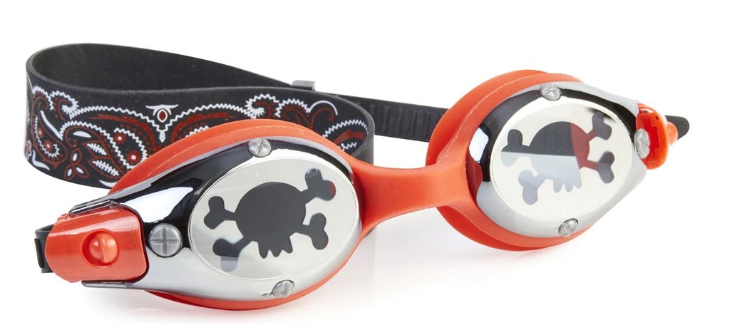 GAFAS NATACION BLACK BEARD RED