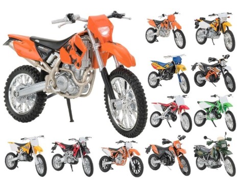 MOTO MOTOCROSS 1:18 SURT.