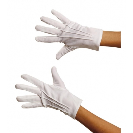 GUANTE CORTO BLANCO ADULTO