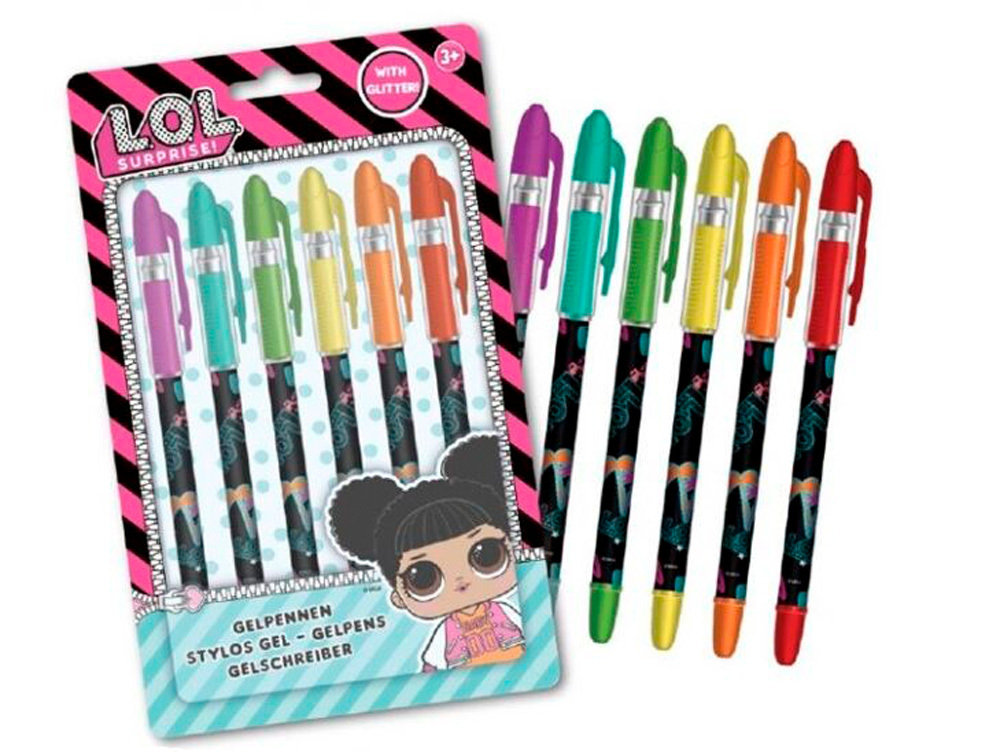 BOLIGRAFOS GLITTER GEL LOL
