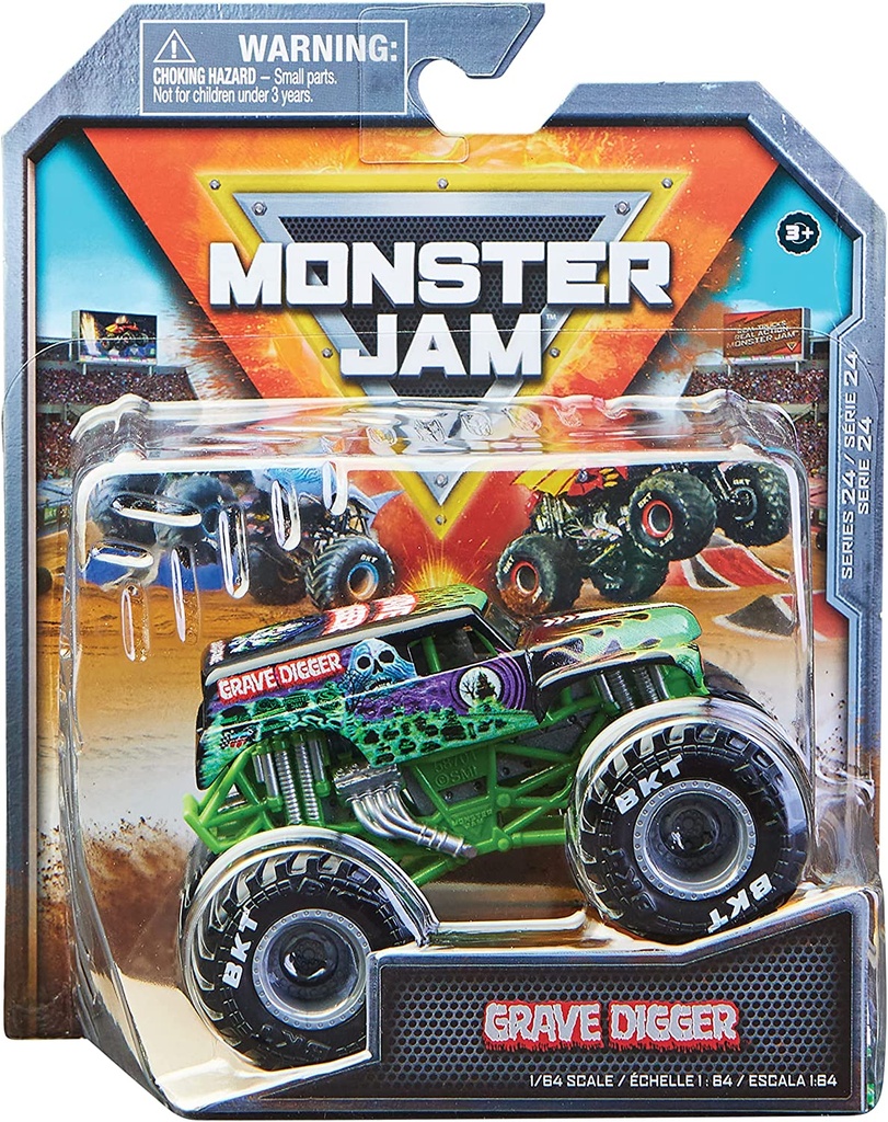 MONSTER JAM DIE CAST 1:64 SURT.
