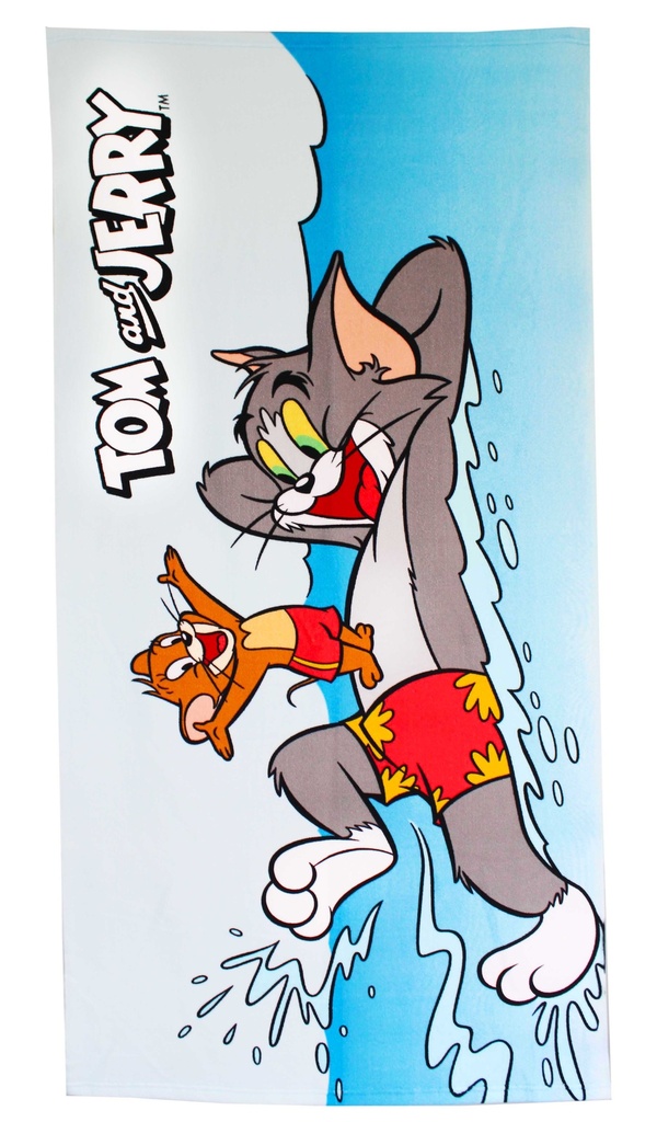 TOALLA PLAYA TOM & JERRY