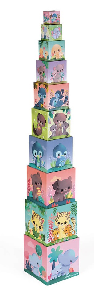 PIRAMIDE CUADRADA ANIMALES