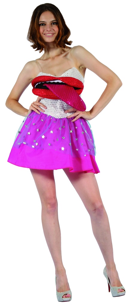 DISFRAZ CANTANTE ROLLING MUJER