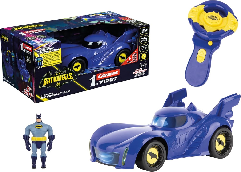 COCHE BATWHEELS R/C. LUZ/SON.