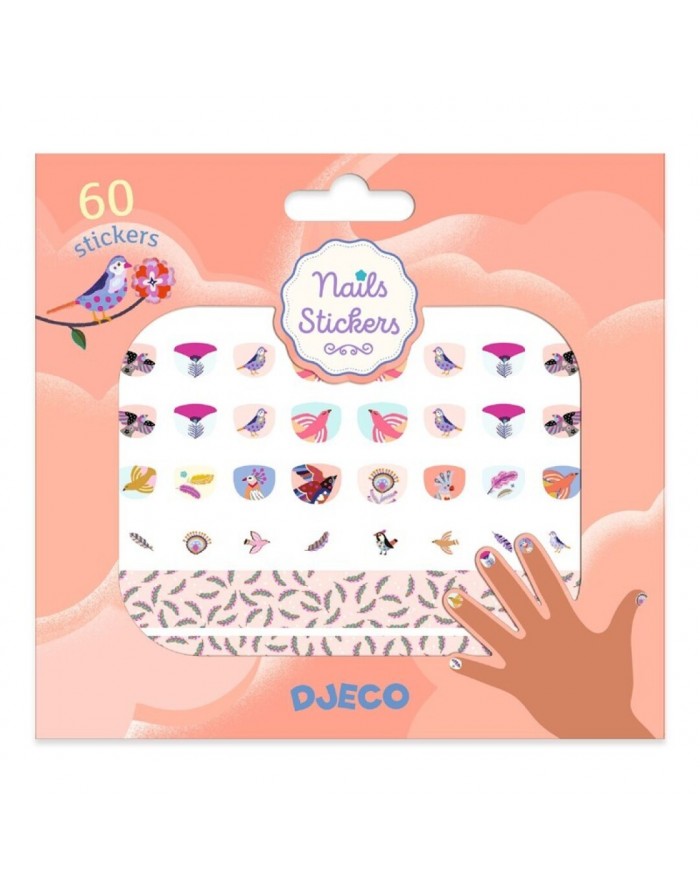 ADHESIVOS P/UÑAS PLUMAS