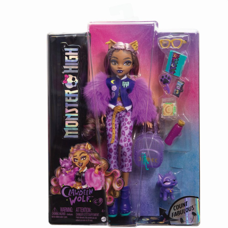 MONSTER HIGH CLAWDEEN WOLF