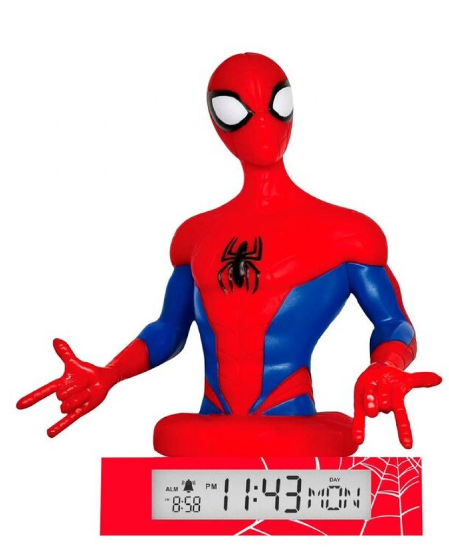 LAMPARA DESPERTADOR 3D SPIDERMAN
