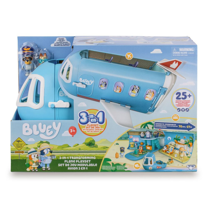 BLUEY AVION 3 EN 1