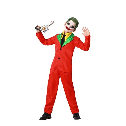 DISFRAZ PAYASO HALL.ROJO 7-9