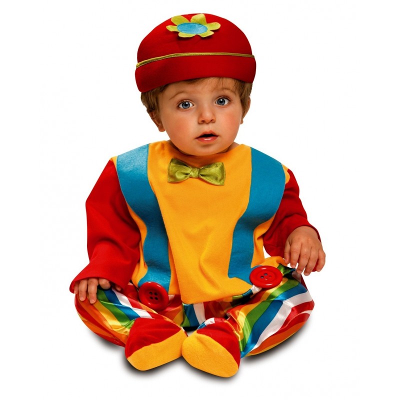 DISFRAZ BEBÉ PAYASO 7-12 M.