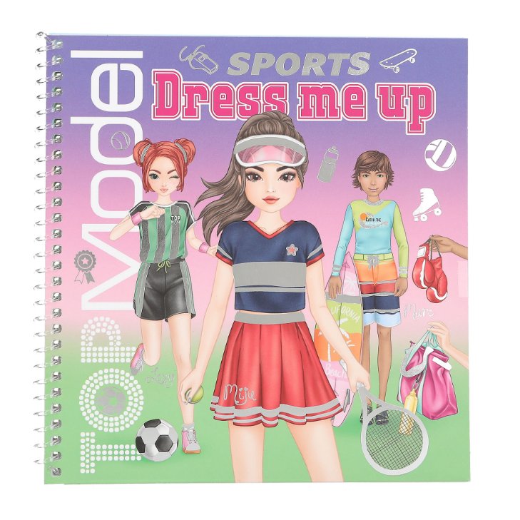 DRESS ME UP STICKERBOOK SPORTS