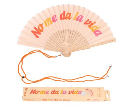 ABANICO "NO ME DA LA VIDA"
