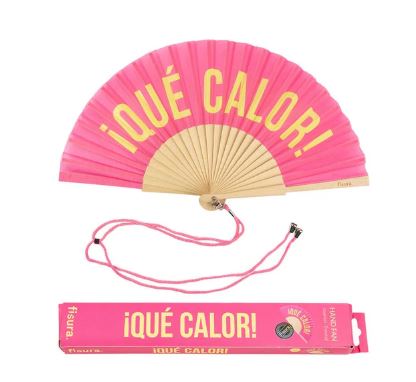 ABANICO "QUE CALOR"