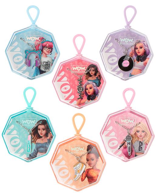 COLLARES 6 CHARMS WOW GEN.