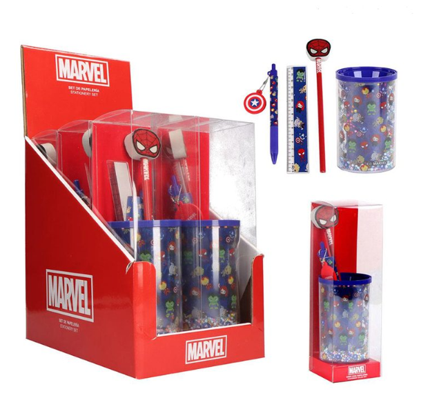 SET PAPELERIA PORTALAP.AVENGERS