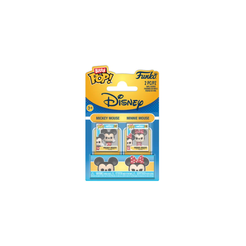 DISNEY 2PK MICKEY Y MINNIE BITTY POP