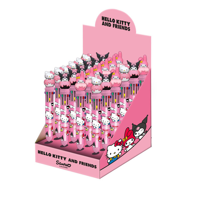 HELLO KITTY BOLIGRAFO 10 COLORES