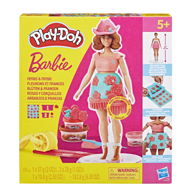 PLAYDOH BARBIE ROSAS Y CERQ.