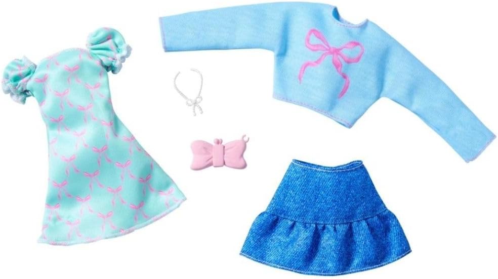 BARBIE 2 LOOKS MODA AZULES