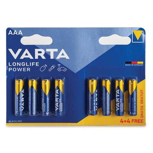 PILAS VARTA R3 LONGLIFE (4+4)