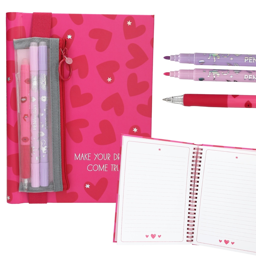 LIBRETA C/BOLIS EL CORAZON PENFECTION