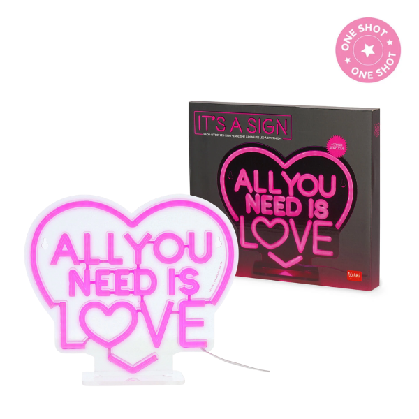 LAMPARA ALL YOU NEED IS LOVE