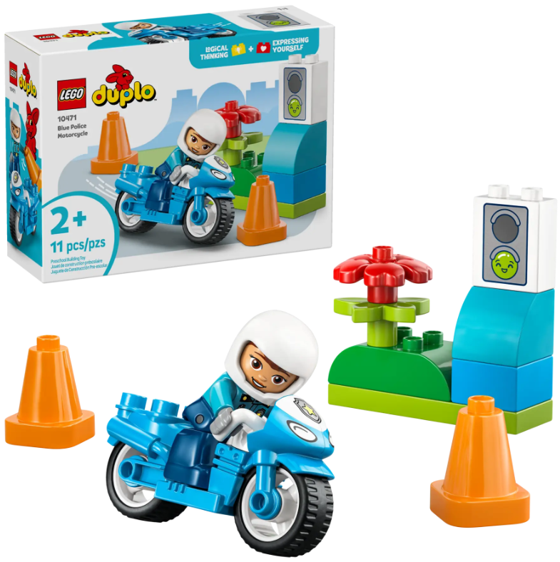 MOTO POLICIA AZUL