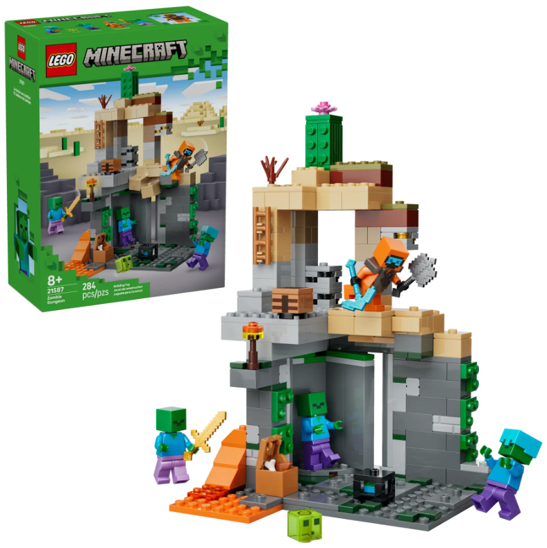 MINECRAFT:MAZMORRA ZOMBIS