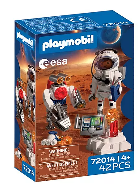 ASTRONAUTA DE LA ESA C/ROBOT