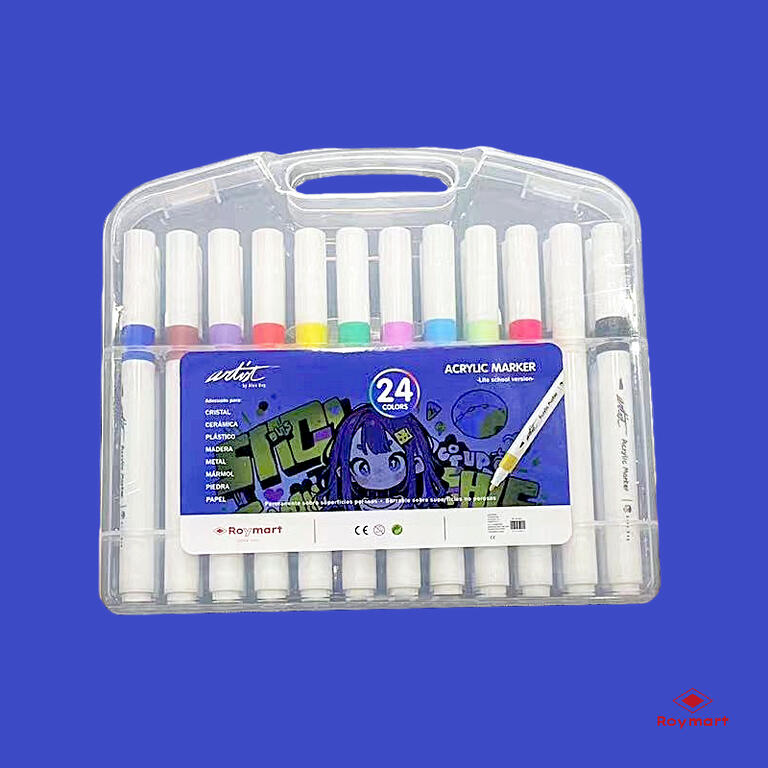 MALETIN ROTULADORES ACRIL.(24)