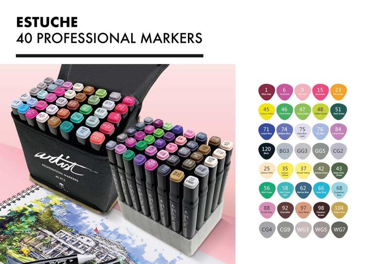 ROTULADORES LUXURY CANVAS(40)