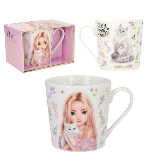 TAZA BLOOMING KITTY TOP MODEL