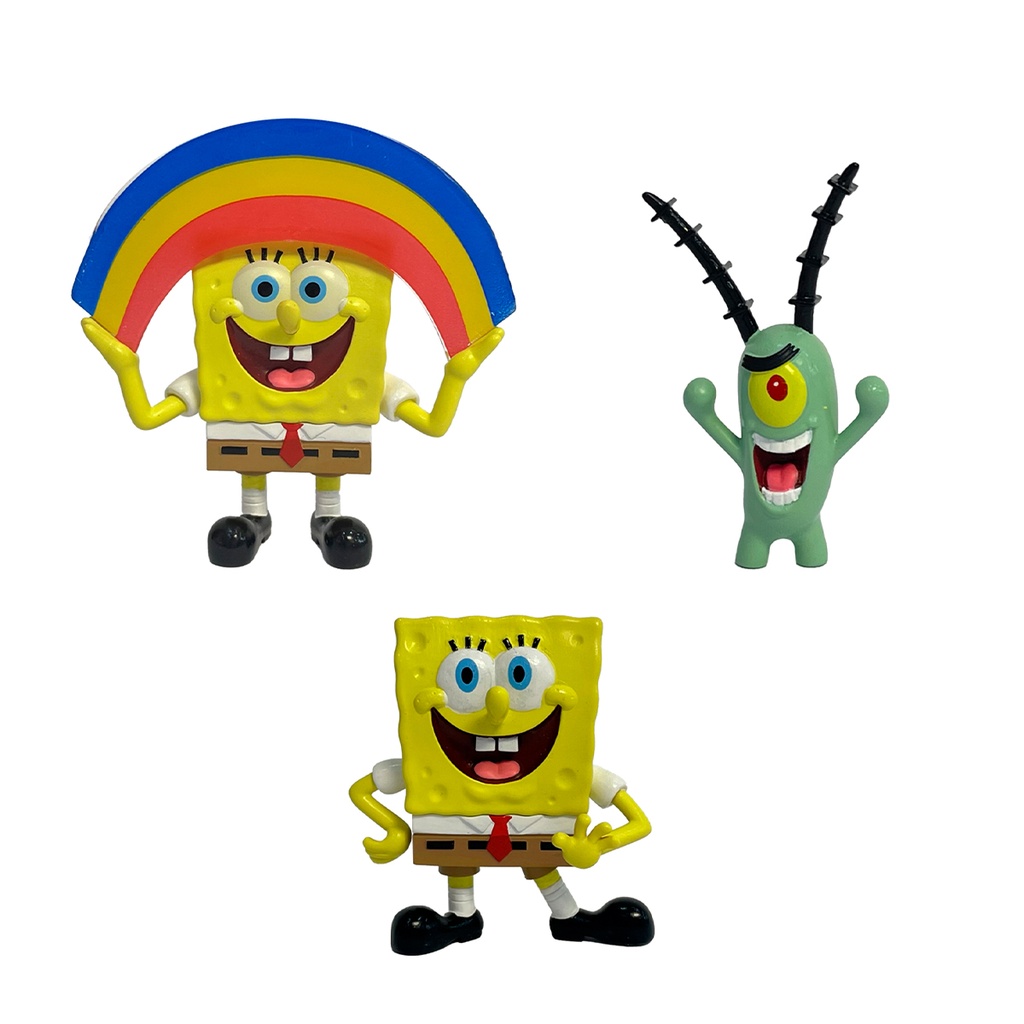 BOB ESPONJA PACK 3 FIG.