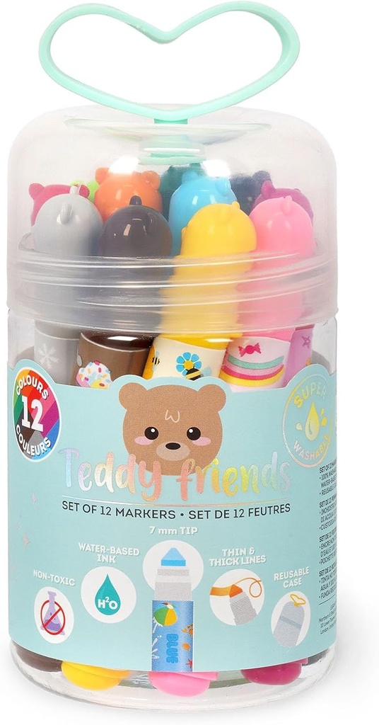 ROTULADORES TEDDY BEAR (12)