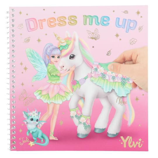 CUADERNO CALCOMANIAS YLVI DRESS ME