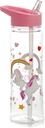 BOTELLA C/PAJITA UNICORNIO